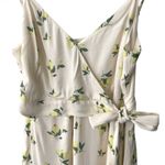 AQUA Bloomingdales Lemon Print Tie Front Dress  Photo 3