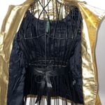 Ralph Lauren Very cute!
Vintage , Gold belted jacket, shiney, cool size P/P Photo 5