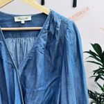 Madewell  Denim Wrap Top Photo 3