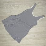 The Impeccable Pig  striped belted ruffle sleeveless dress size medium Photo 3