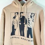 Jonas Brothers The TOUR Hoodie (2023) Size Medium Tan Photo 1