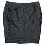 Escada Women’s Size 38 M Black Floral Jacquard Straight Pencil Skirt Size M Photo 1