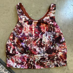 Lululemon  printed maroon sports bra size 6 Photo 0