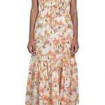 Olivia James The Label Delia Dress Escape Tawny Maxi Orange Size XS Photo 0