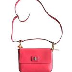 LDT Jill Baguette Barbiecore Leather Shoulder Bag Photo 0