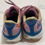 Hoka  Women's Pink and Blue Athletic Shoes Size 6.5D Photo 3