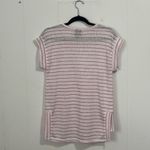 Bobeau  Red Striped Oversized T-Shirt‎ Small Photo 3