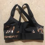 SheFit Flex Sports Bra Black Rose Gold Photo 1