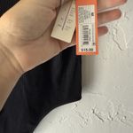 Colsie Bodysuit Womens Medium‎ Black Ribbed Stretch Sleeveless One Piece Photo 5