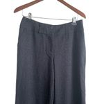 Chico's Women Pants 8 Smokey Gray Straight Leg Pin Stripe Dot Classic Officewear Photo 9