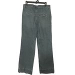 EXPRESS  Denim Jeans Women 8R High Rise Wide Leg Medium Wash Pleated Boho Trendy Photo 1