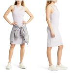 Zella ππ Interlude Rib Cutout Dress ~ Lavender Sky Large L NWT Photo 2