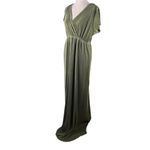 Baltic Born  Athena Pleated Maxi Dress Sage XXXL New Photo 12