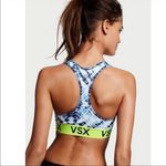 Victoria's Secret Victoria’s Secret Blue Tie Dye Neon Sports Bra Photo 1