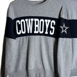 '47 Dallas Cowboys Crewneck Sweatshirt Pullover Women's Medium Gray NFL Football Photo 0