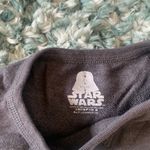 Star Wars  Silver Lettering Sweatshirt Terry M Gray Long Sleeve Pullover Photo 5