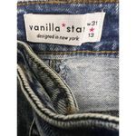 Vanilla Star Jeans 024-001 Women Size 13 Skinny Stretch Button Fly Cropped 31x28 Photo 7