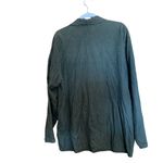 Flax Womens Size Small Green Printed Cotton Gauze Lagenlook Botton Up Shirt Photo 3