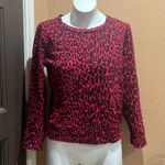 Mother red animal print sweatshirt Size M Photo 0