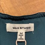 Max Studio  Velvet Burnout Woodland Fairy Babydoll Tiered Flutter Slv Green M Photo 10