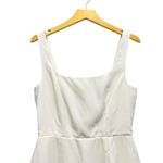 Lulus Gorgeous Aesthetic Ivory Taffeta Sleeveless Mini Dress size Medium NWT White Photo 3