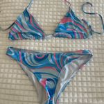 Bikini set with skirt Blue Size M Photo 2