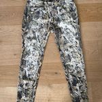 Isabel Marant - Ferni Snake Skin Corduroy Slim Pants in Cream Yellow Black Photo 0