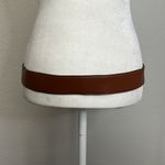 Michael Kors Pebbled Brown Leather Belt Size Medium Photo 1