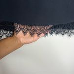 Lovers + Friends Womens Size S Lace Trim V-Neck Cape Blouse Whimsygoth Photo 5