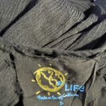 Planet Blue  Life v-neck black rayon maxi dress S Photo 3