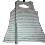 Patagonia Blue and White Striped Shallow Seas Key Hole Back Tank-size small Photo 9