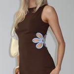 Princess Polly  Brown Mini Dress Photo 0
