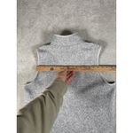 L.L. Bean Women's Sweater Fleece Full Zip Long Vest XL Regular Sailcloth Gray Photo 6