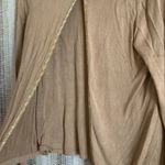 August Silk Knits 100% Silk Women Cardigan and Top Blouse Set Women’s Size M Tan Size M Photo 5