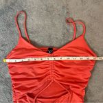 Windsor  Pink Coral Ruched Bodycon Mini Dress Ruched Strap Glam Party Dress Sz S Photo 4