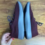 Allbirds  Wool Runner Mizzle Womens Size 9 Burgandy Gray Lace Up Low Top Photo 5