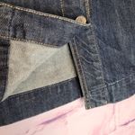 J.Crew  Y2K 2006 DARK WASH BUTTON FRONT DENIM SKIRT 2 Photo 5