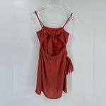 White Fox Boutique White fox‎ burnt orange wrap dress size small Photo 3