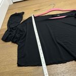 Large black crop top, oversized fit Photo 6