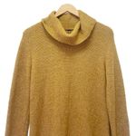 Kuhl Makenna Wool Blend Cozy Sweater Dress Golden Mustard Tan Women’s Size Small Photo 2