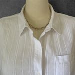 Tommy Hilfiger Women's Cotton Textured Stripe Blouse (967) Photo 6