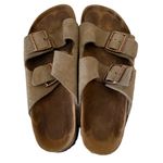 Birkenstock  Betula Arizona Sage Suede Leather Double Strap SIZE 39 Narrow Photo 2