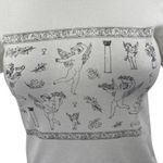 PacSun NEW  Women's White Black Short Sleeve Angels Greek T Shirt Tee Top Size S Photo 2
