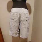 Christopher & Banks NWT  Gray & White Stripe Shorts Photo 1