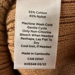 Talbots NEW  Cream Knit Ribbed Zip Mock Neck Sweater Vest Photo 4