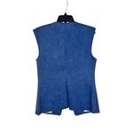 Veronica Beard  Tamara Denim Vest Sleeveless Blazer Jacket Size‎ 10 Blue Photo 6