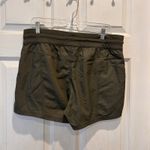 The North Face Aphrodite Motion Womens Hiking Shorts Green Drawstring Large Photo 4