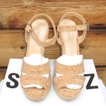Schutz Natural Cork Wedge Sandals Photo 2
