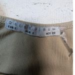 Dress Forum Ribbed Thong Bodysuit Tank – Women's S Beige Photo 4