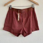 SKIMS Cotton Rib Loose Boxer in Redwood, Size X-Small Photo 5